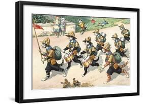 Crazy Cats Boy Scout Band-null-Framed Art Print