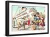 Crazy Cats Going on Cruise-null-Framed Premium Giclee Print