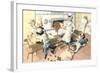 Crazy Cats in the Bakery-null-Framed Art Print