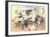 Crazy Cats in the Bakery-null-Framed Art Print