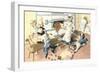 Crazy Cats in the Bakery-null-Framed Art Print