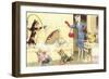 Crazy Cats in the Bathtub-null-Framed Art Print