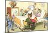 Crazy Cats in the Hospital-null-Mounted Art Print