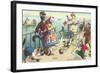 Crazy Cats on the Ocean Pier-null-Framed Art Print