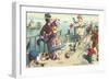 Crazy Cats on the Ocean Pier-null-Framed Premium Giclee Print