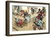 Crazy Cats Street Scene-null-Framed Art Print