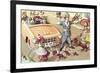 Crazy Cats Street Scene-null-Framed Art Print