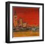 Crazy City II-Patricia Pinto-Framed Art Print