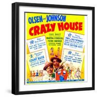 Crazy House, Ole Olsen, Chic Johnson, 1943-null-Framed Art Print