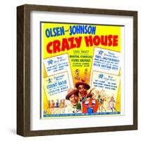 Crazy House, Ole Olsen, Chic Johnson, 1943-null-Framed Art Print