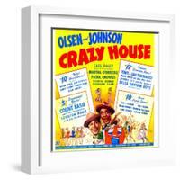 Crazy House, Ole Olsen, Chic Johnson, 1943-null-Framed Art Print