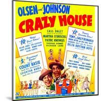 Crazy House, Ole Olsen, Chic Johnson, 1943-null-Mounted Art Print