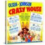 Crazy House, Ole Olsen, Chic Johnson, 1943-null-Stretched Canvas