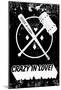 Crazy In Love! Distressed Black & White-null-Mounted Poster