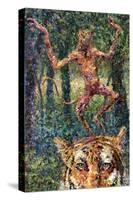 Crazy Monkey-James W. Johnson-Stretched Canvas