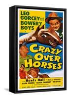 Crazy over Horses-null-Framed Stretched Canvas