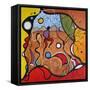 Crazy Rain Dance-Ruth Palmer-Framed Stretched Canvas