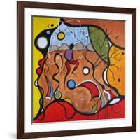 Crazy Rain Dance-Ruth Palmer-Framed Art Print