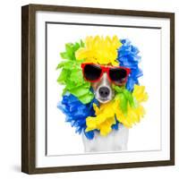 Crazy Sill Dog-Javier Brosch-Framed Photographic Print