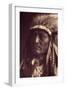 Crazy Thunder, a Sioux Teton (Oglala or Ogalala) Photo from Volume 3 of Edward S. Curtis's Encyclop-Edward Sheriff Curtis-Framed Giclee Print