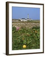 Creac'H Lighthouse, Ouessant Island, Finistere, Brittany, France, Europe-Thouvenin Guy-Framed Photographic Print