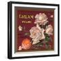 Cream Brand - Rialto, California - Citrus Crate Label-Lantern Press-Framed Art Print