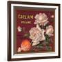 Cream Brand - Rialto, California - Citrus Crate Label-Lantern Press-Framed Art Print