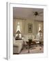 Cream Colored Living Room with Ornate Coffee Table-null-Framed Photographic Print