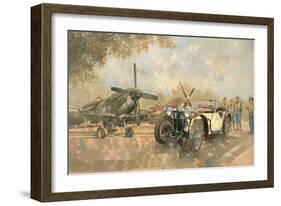 Cream Cracker MG 4 Spitfires-Peter Miller-Framed Giclee Print