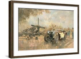 Cream Cracker MG 4 Spitfires-Peter Miller-Framed Giclee Print