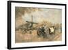 Cream Cracker MG 4 Spitfires-Peter Miller-Framed Giclee Print