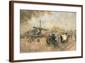 Cream Cracker MG 4 Spitfires-Peter Miller-Framed Giclee Print