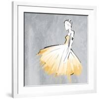 Cream Dress-OnRei-Framed Art Print