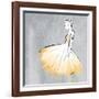 Cream Dress-OnRei-Framed Art Print