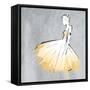 Cream Dress-OnRei-Framed Stretched Canvas