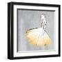 Cream Dress-OnRei-Framed Art Print