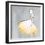 Cream Dress-OnRei-Framed Art Print