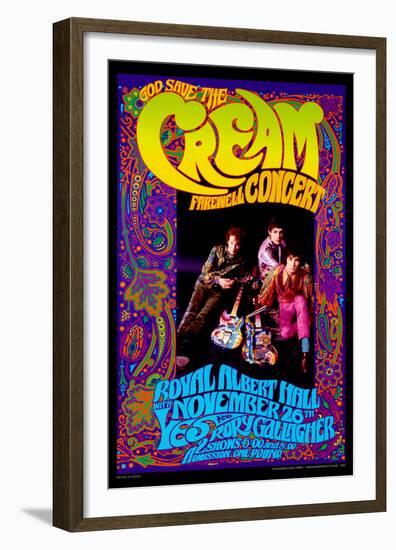 Cream Farewell Concert-Bob Masse-Framed Art Print