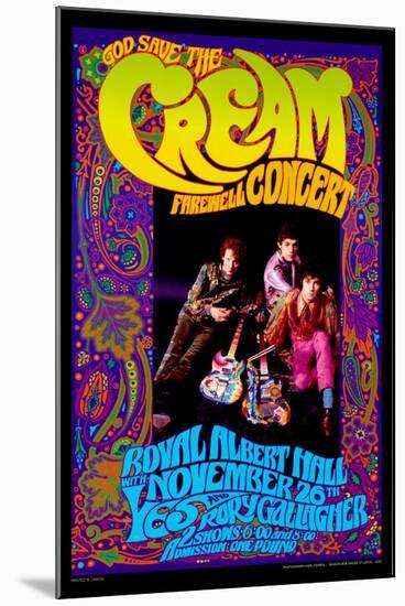 Cream Farewell Concert-Bob Masse-Mounted Art Print