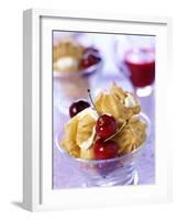 Cream Puff with Cherries-Frank Wieder-Framed Photographic Print