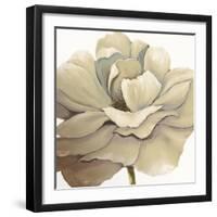 Cream Silken Bloom Withaar-Withaar-Framed Art Print