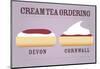 Cream Tea Ordering - Devon and Cornwall-Stephen Wildish-Mounted Art Print