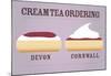 Cream Tea Ordering - Devon and Cornwall-Stephen Wildish-Mounted Giclee Print