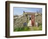 Cream Teas Sign Outside Cornish Farmhouse, Near Fowey, Cornwall, England, UK-Nick Wood-Framed Photographic Print