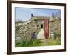 Cream Teas Sign Outside Cornish Farmhouse, Near Fowey, Cornwall, England, UK-Nick Wood-Framed Photographic Print