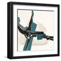 Creamy Cerulean I-Chris Paschke-Framed Art Print