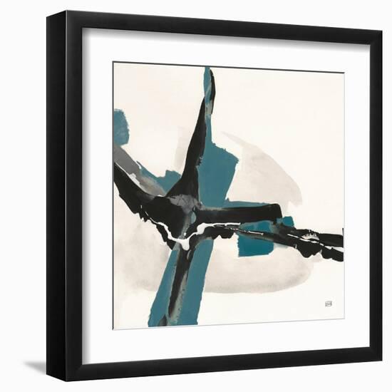 Creamy Cerulean I-Chris Paschke-Framed Art Print