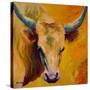 Creamy Texan-Marion Rose-Stretched Canvas