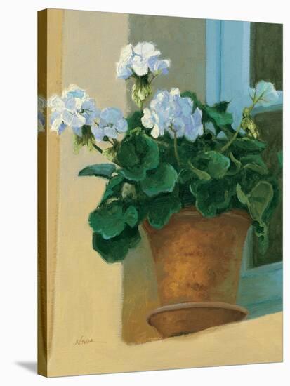 Creancey Geraniums I-null-Stretched Canvas