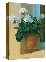 Creancey Geraniums I-null-Stretched Canvas